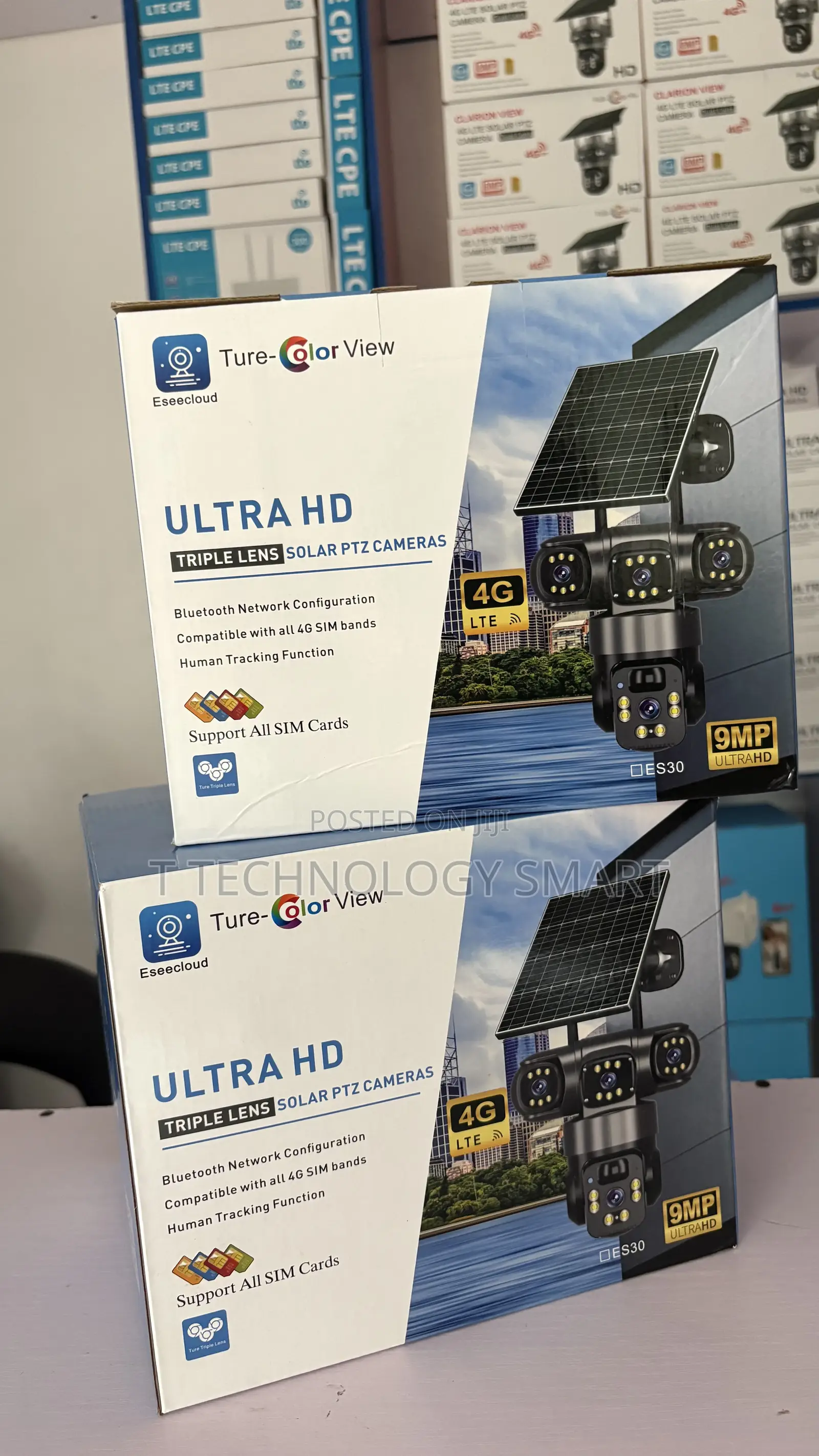 Ultra Hd Triple Lens Solar PTZ