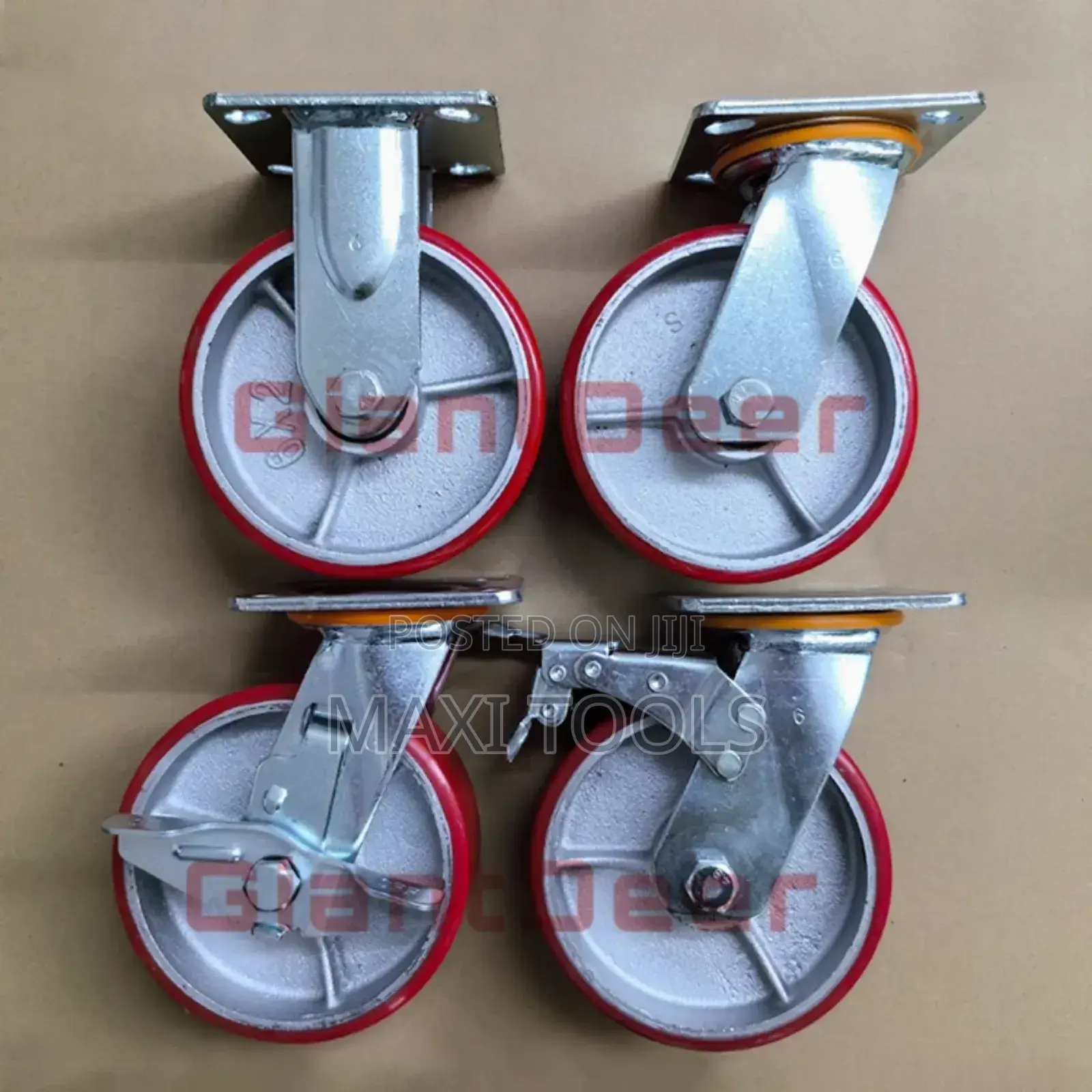 6 Teflon Castor Wheel Heavy Duty