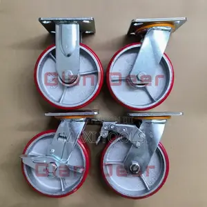 6 Teflon Castor Wheel Heavy Duty
