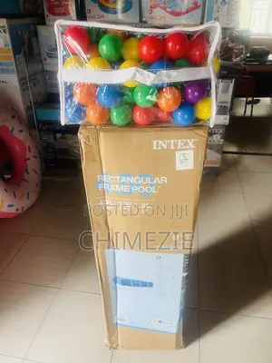 Adult Kids Intex 15ft by 7ft Swimming Pool With Free Swim Balls
