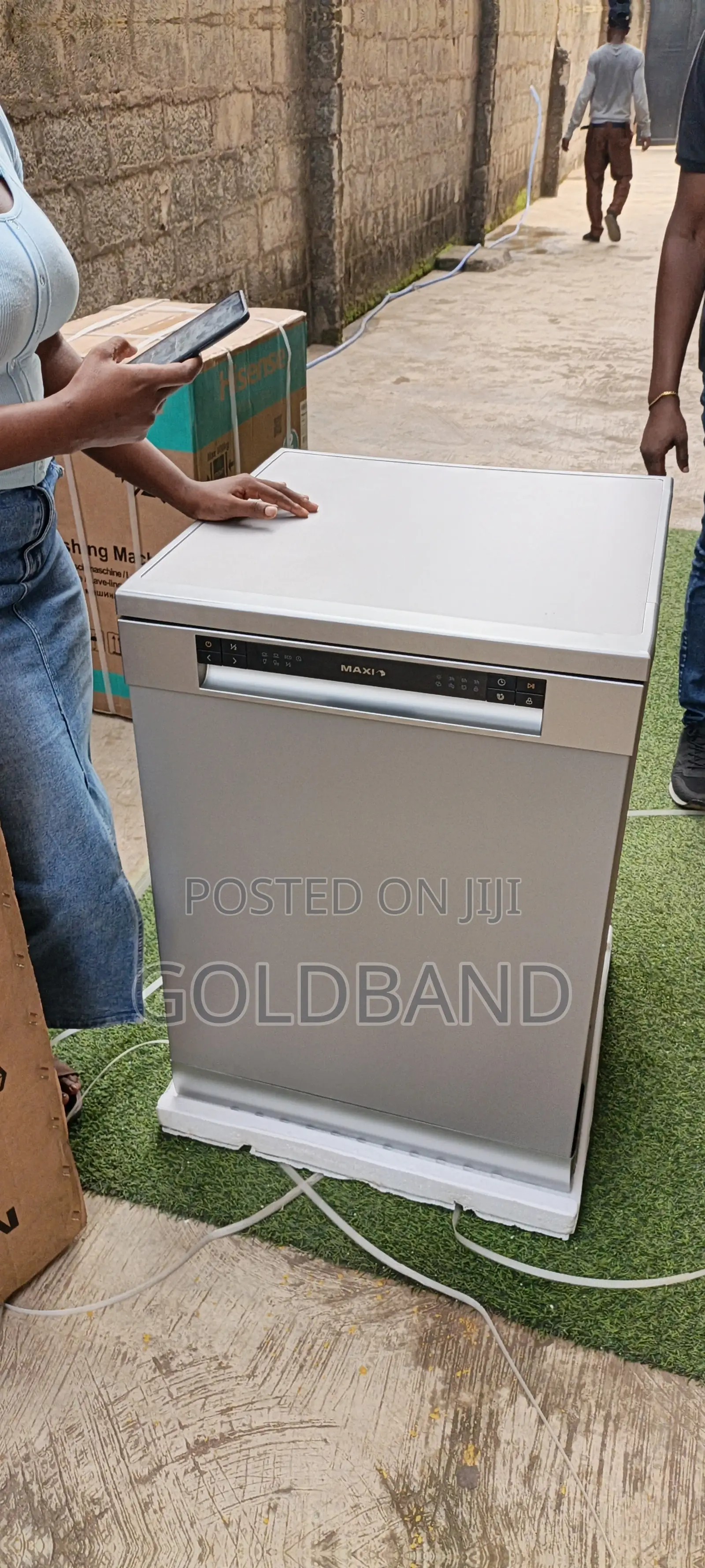 Maxi Dw-5201m Freestanding Dishwasher, Silver