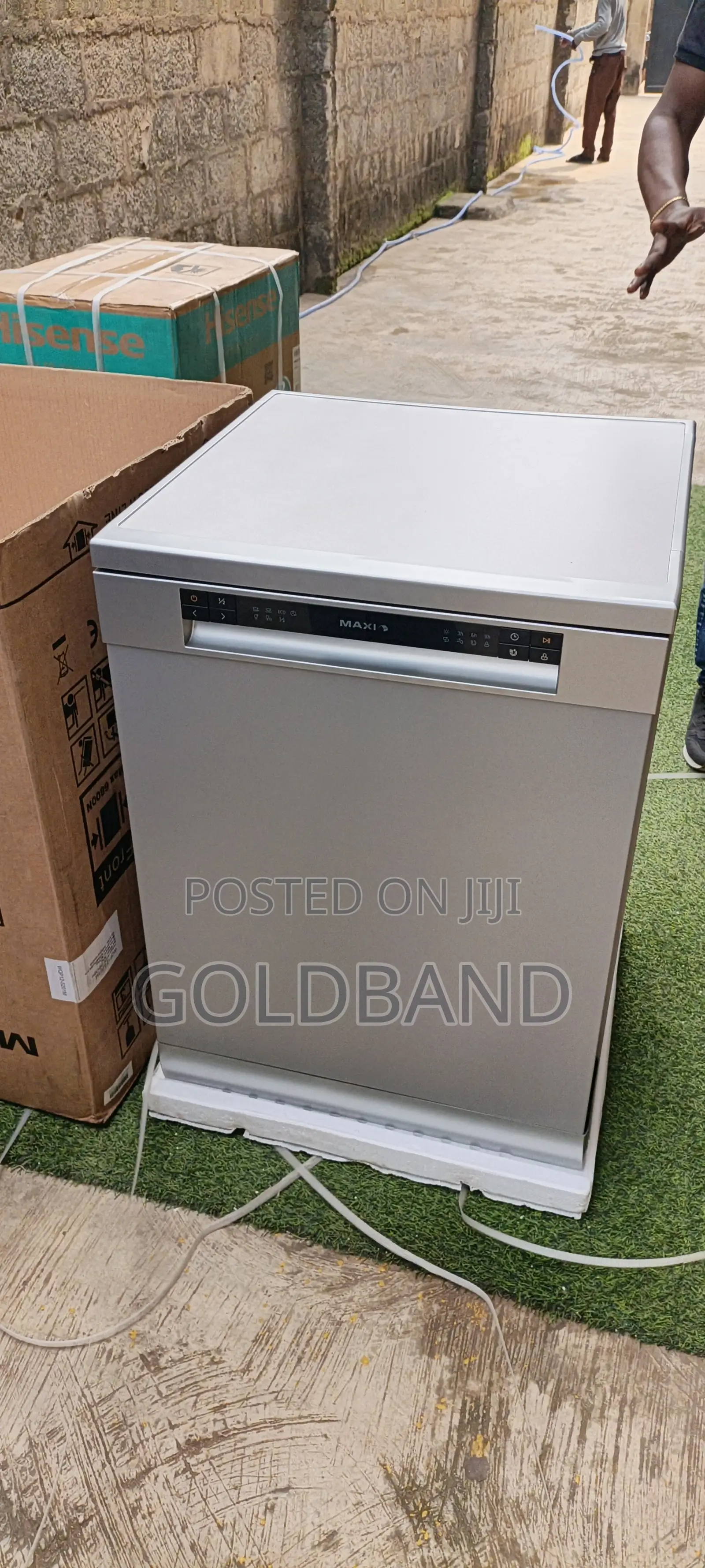 Maxi Dw-5201m Kitchen Dishwasher – Silver Finish