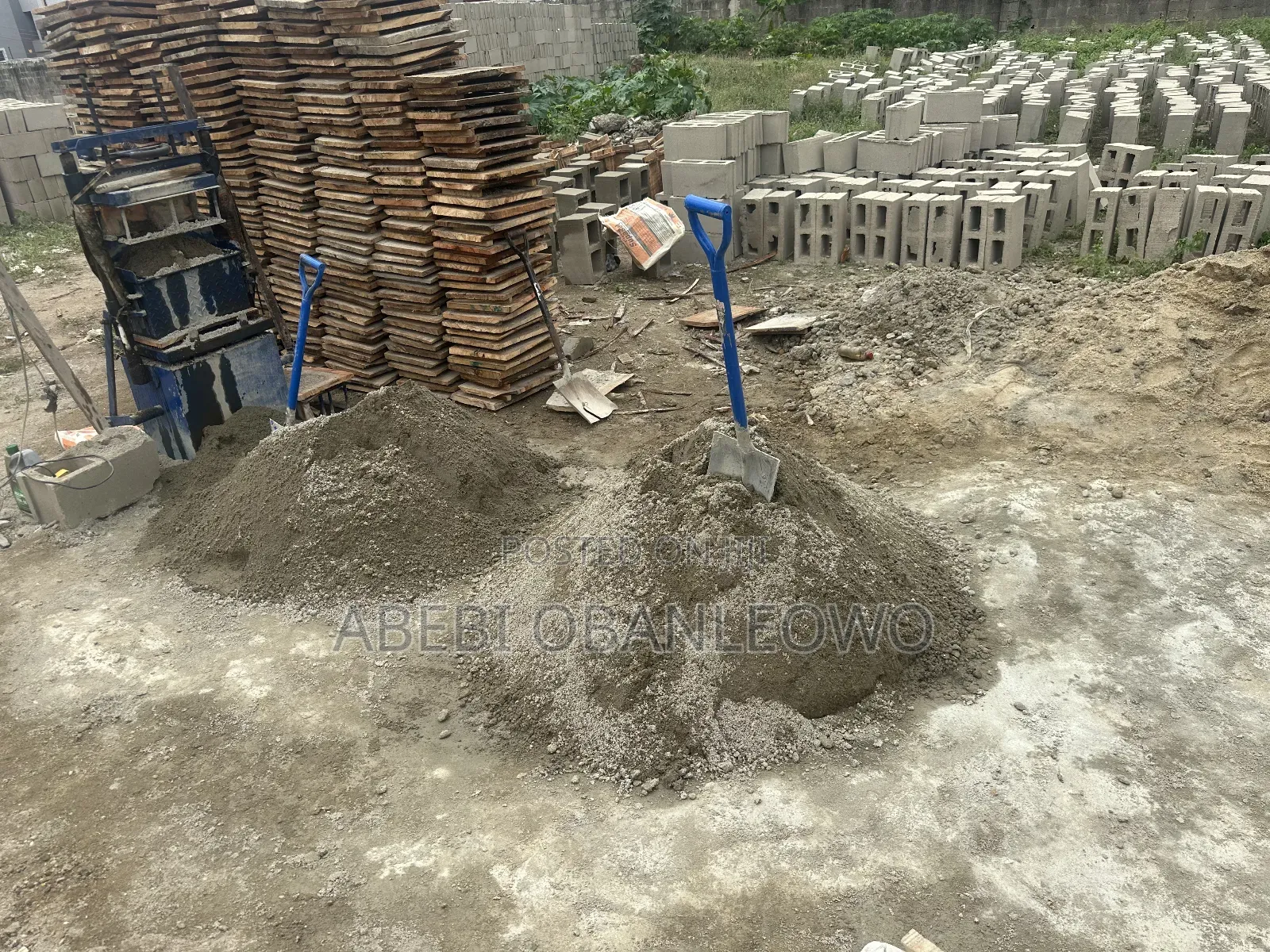 Interlocking Stone and Sandcrete Block