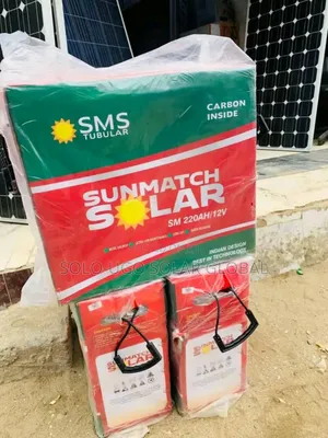 Solar Tubular Battery, SMS 220ah 12v