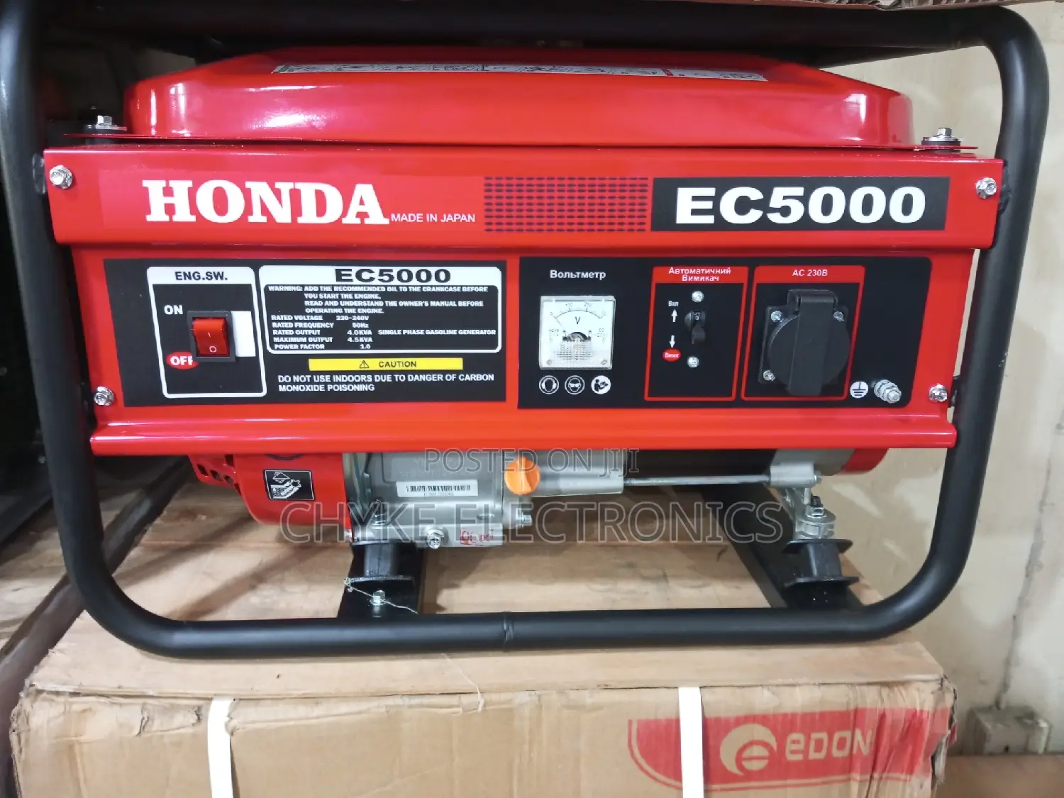Honda Ec5000 Gasoline Generator