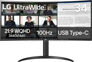 Lg 34wr55qk-B 34-Inch Ultrawide WQHD (3440 X 1440) Curved Monitor