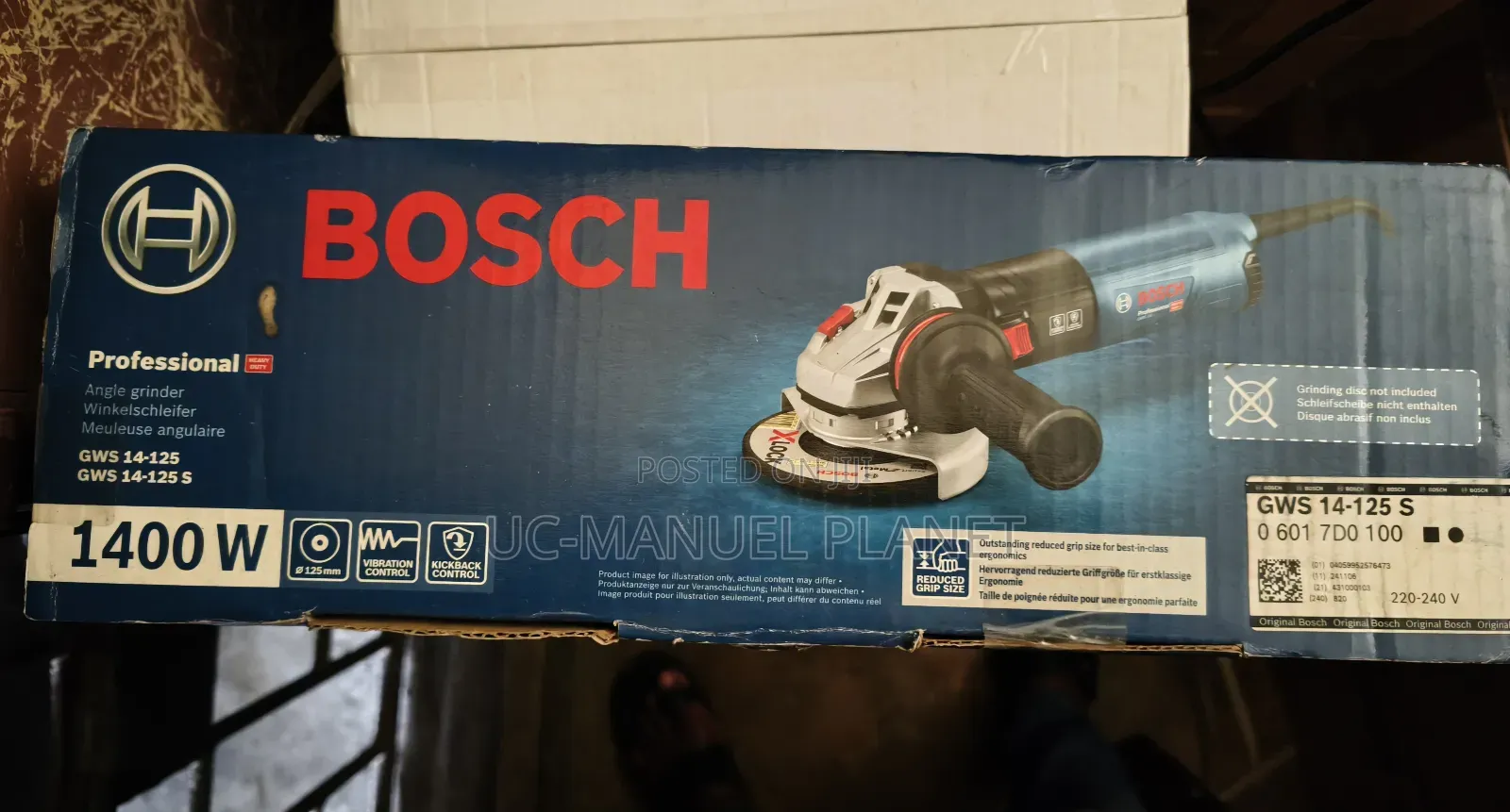 GWS 14-125 S Bosch Angle Grinder