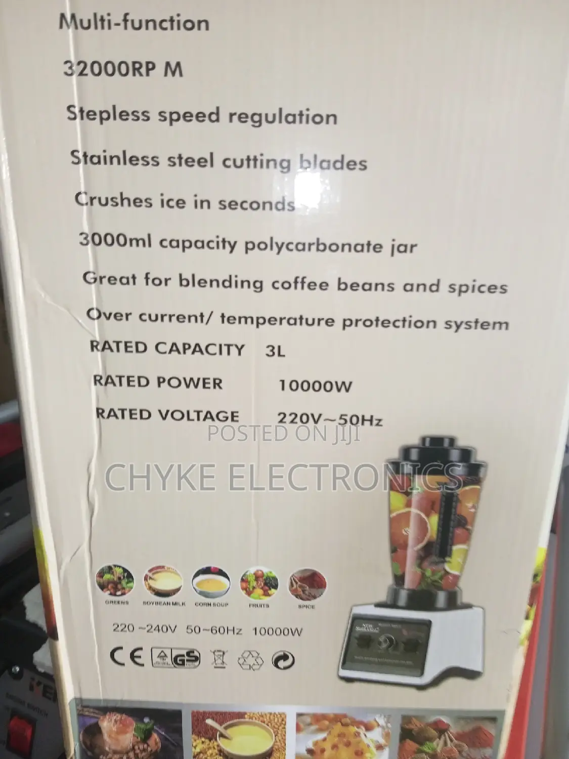 Silver Crest Blender 10000w