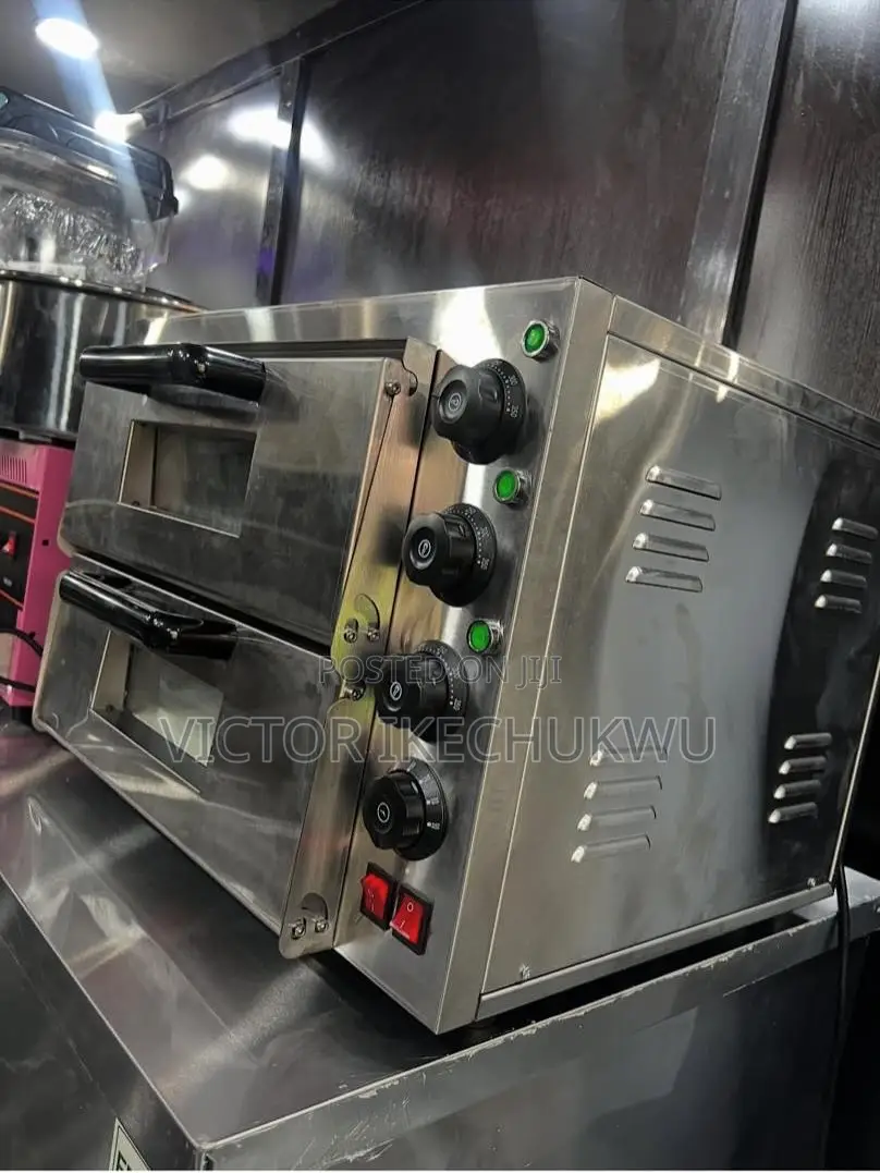 Double Deck Stainless Steel Pizza Oven