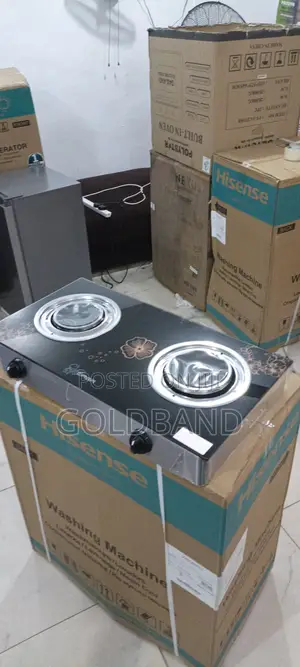 Qasa Dual-Burner Gas Cooker With Manual Control