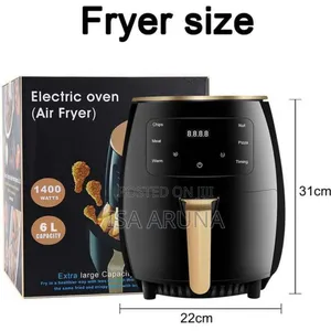 Digital Air Fryer, Big Size 6l