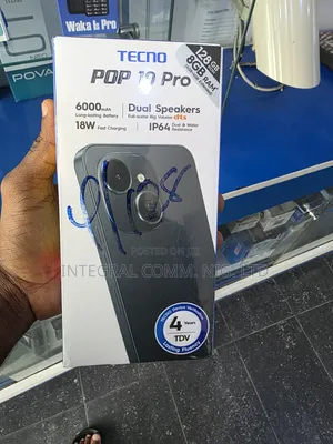 New Tecno Pop 10 Pro 128 GB Gray