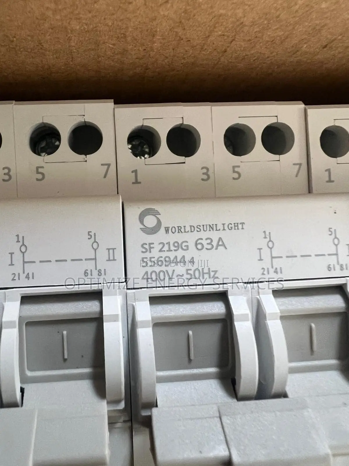 63a, 2 Pole Change Switch