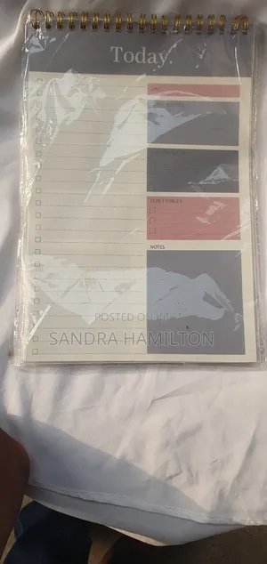Daily Planner Notepad