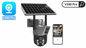 2 Lens V380 4g Solar Camera