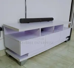 White Tv Shelf With 3 Drawer