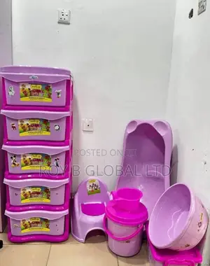 Baby Wardrobe and Bath Set