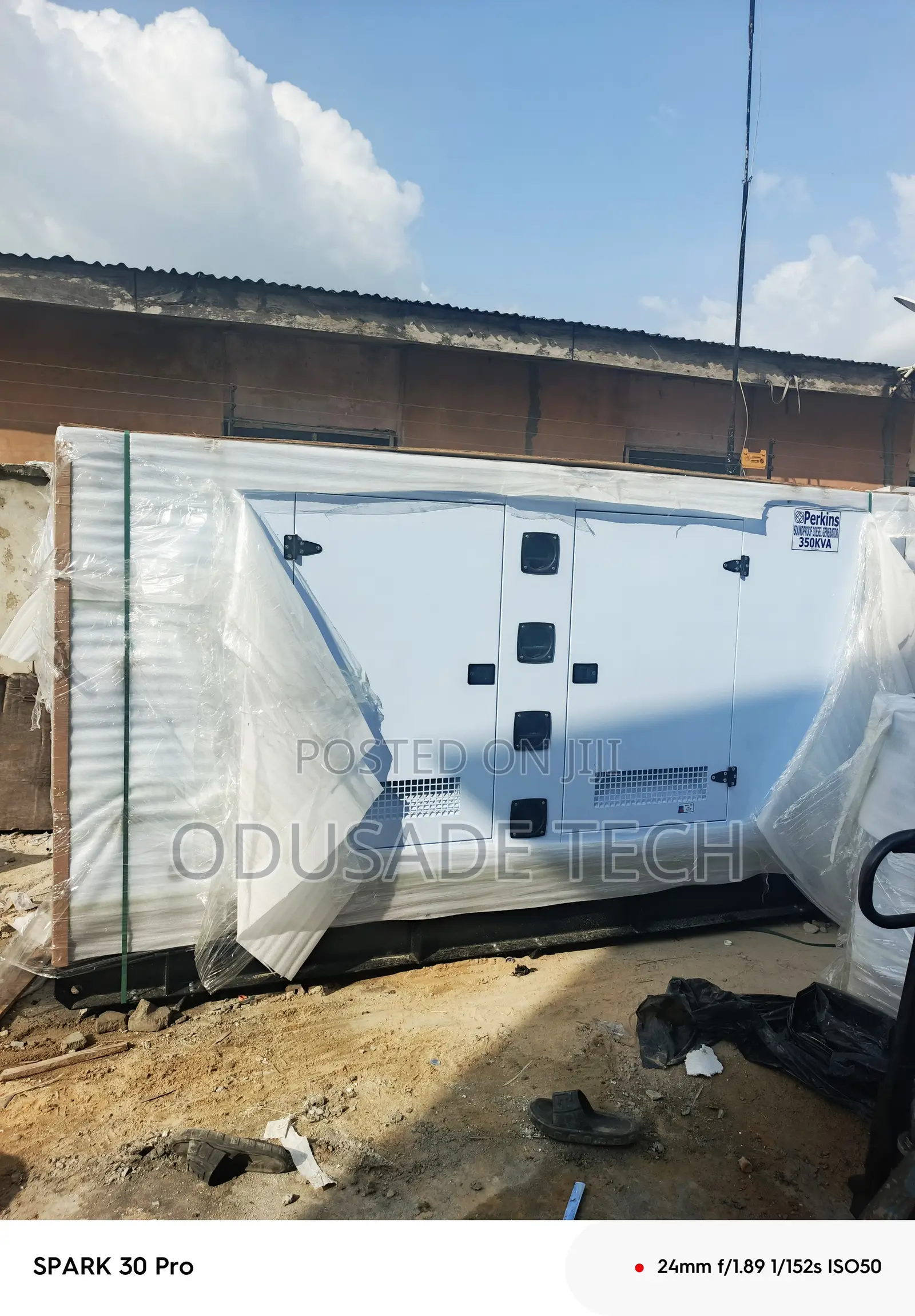 Perkins 350kva Standby Generator