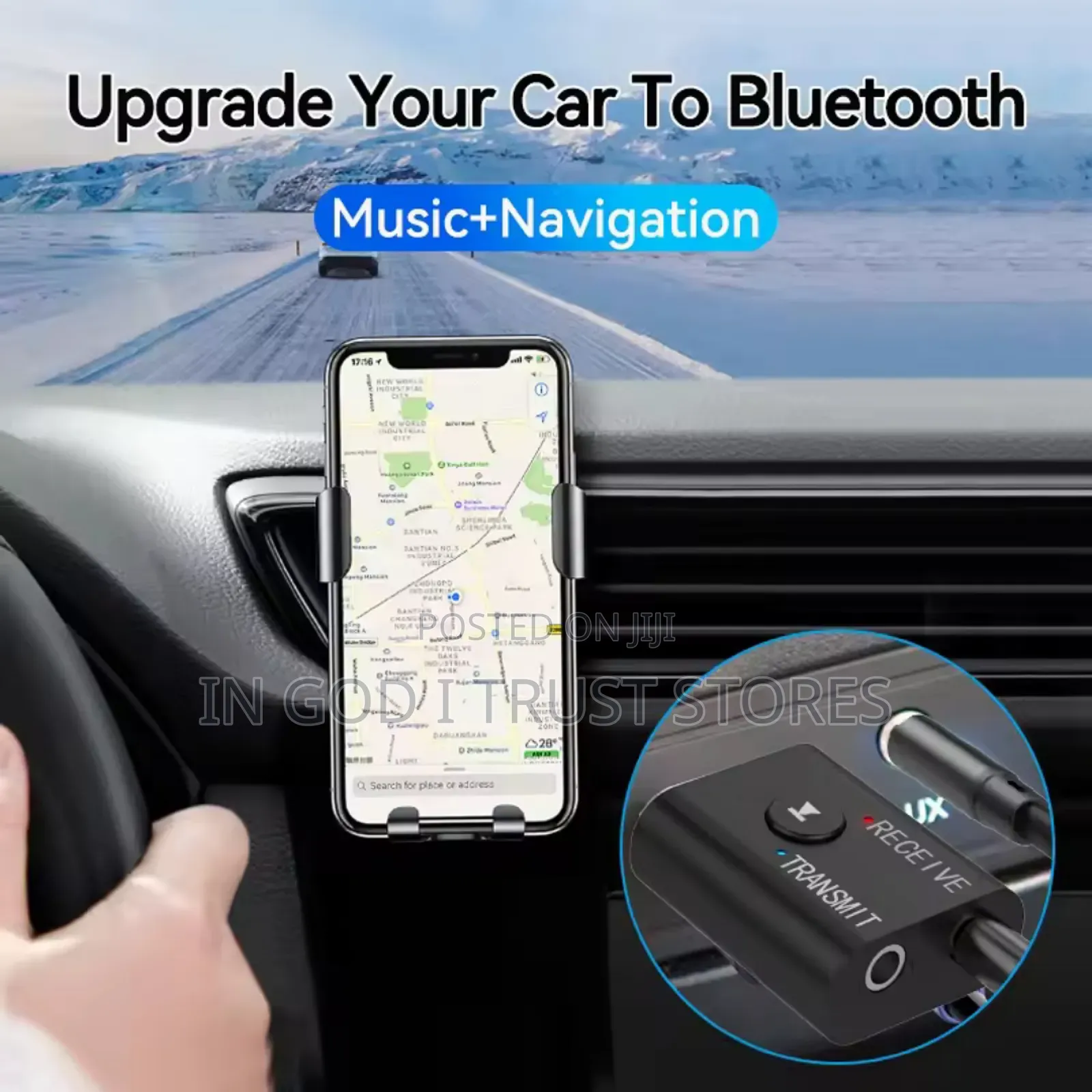 Bluetooth 5.0 Audio Transmitter Receiver 3.5mm Aux Jack