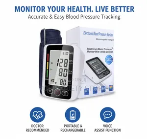 Blood Pressure (Bp) Monitor With Voice Function