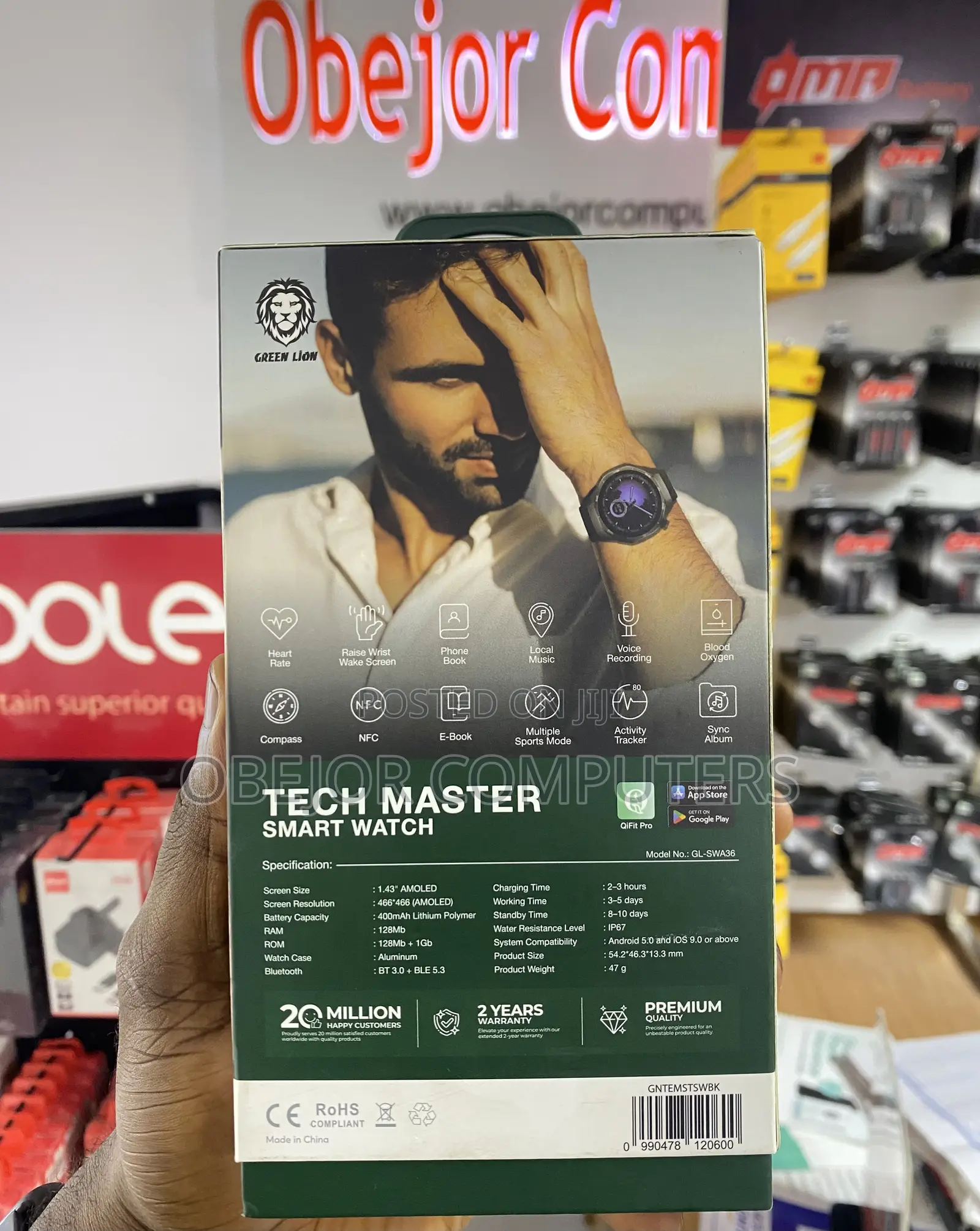 Green Lion Tech Master Smart Watch