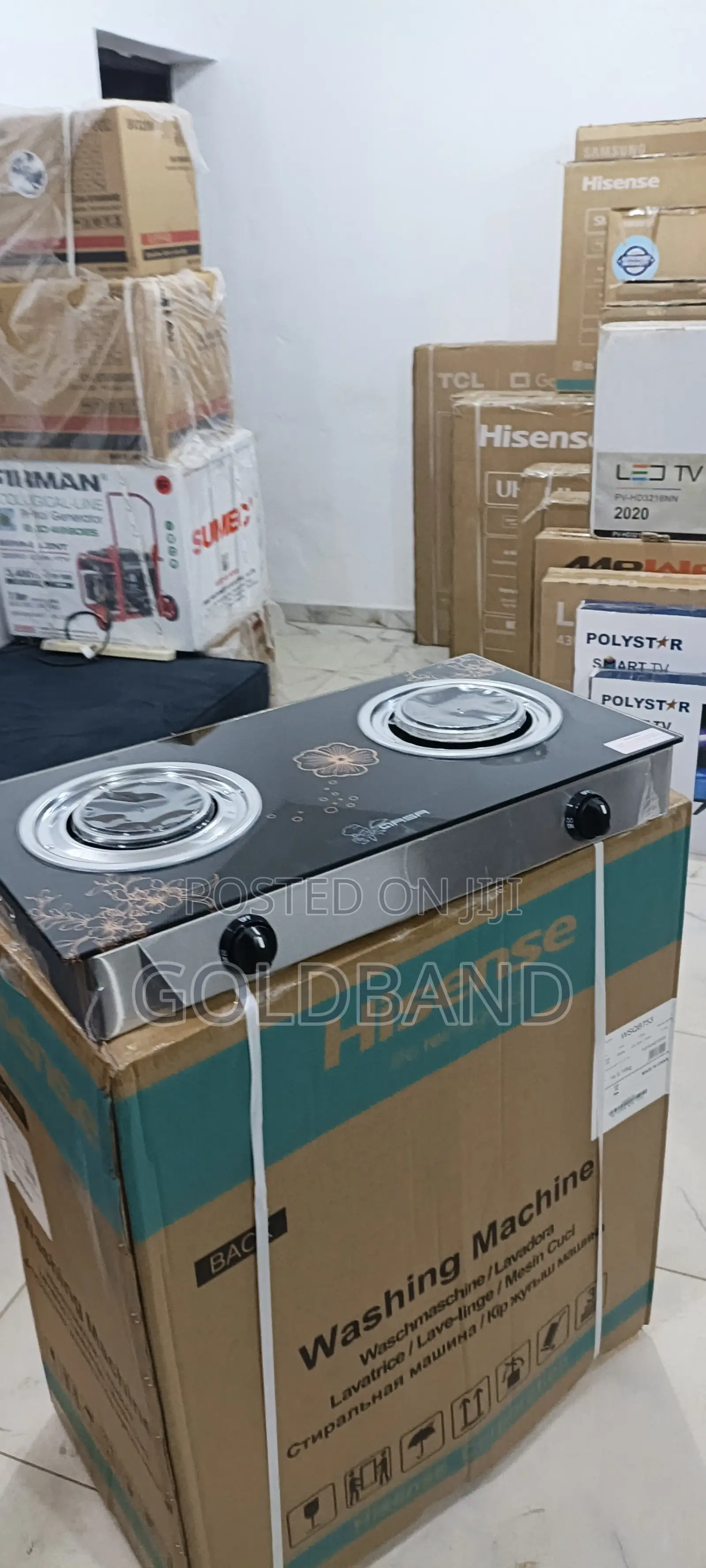 Qasa 2-Burner Gas Cooker Minimalist Design