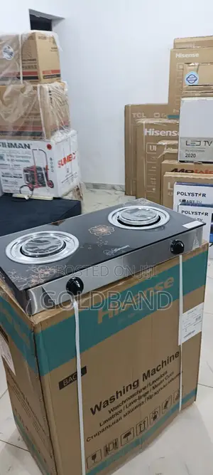 Qasa 2-Burner Gas Cooker Minimalist Design
