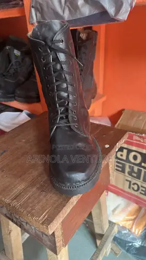 R Cow Leather Security Boot