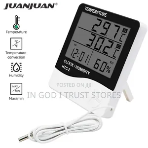 LCD Digital Temperature Humidity Meter HTC-2/HTC-1 Home Indoor Outdoor