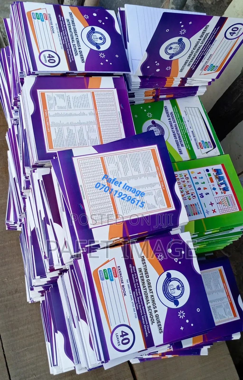 Custom Exercise Books For Schools | Bulk Production