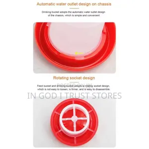Chick Feeder Waterer Durable Plastic Feeding