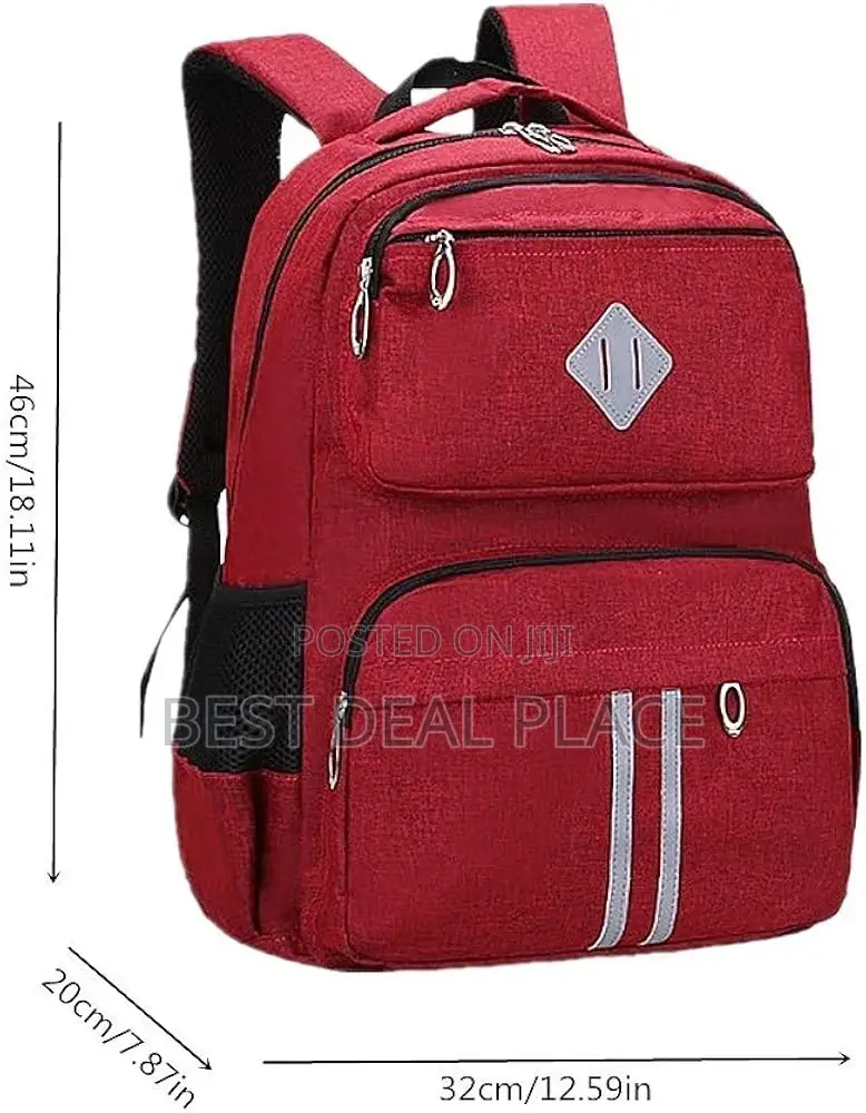 High Quality School Backpack Waterproof Reflective Multi-Pocket