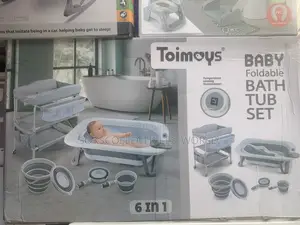 Baby Foldable Bathtub Set