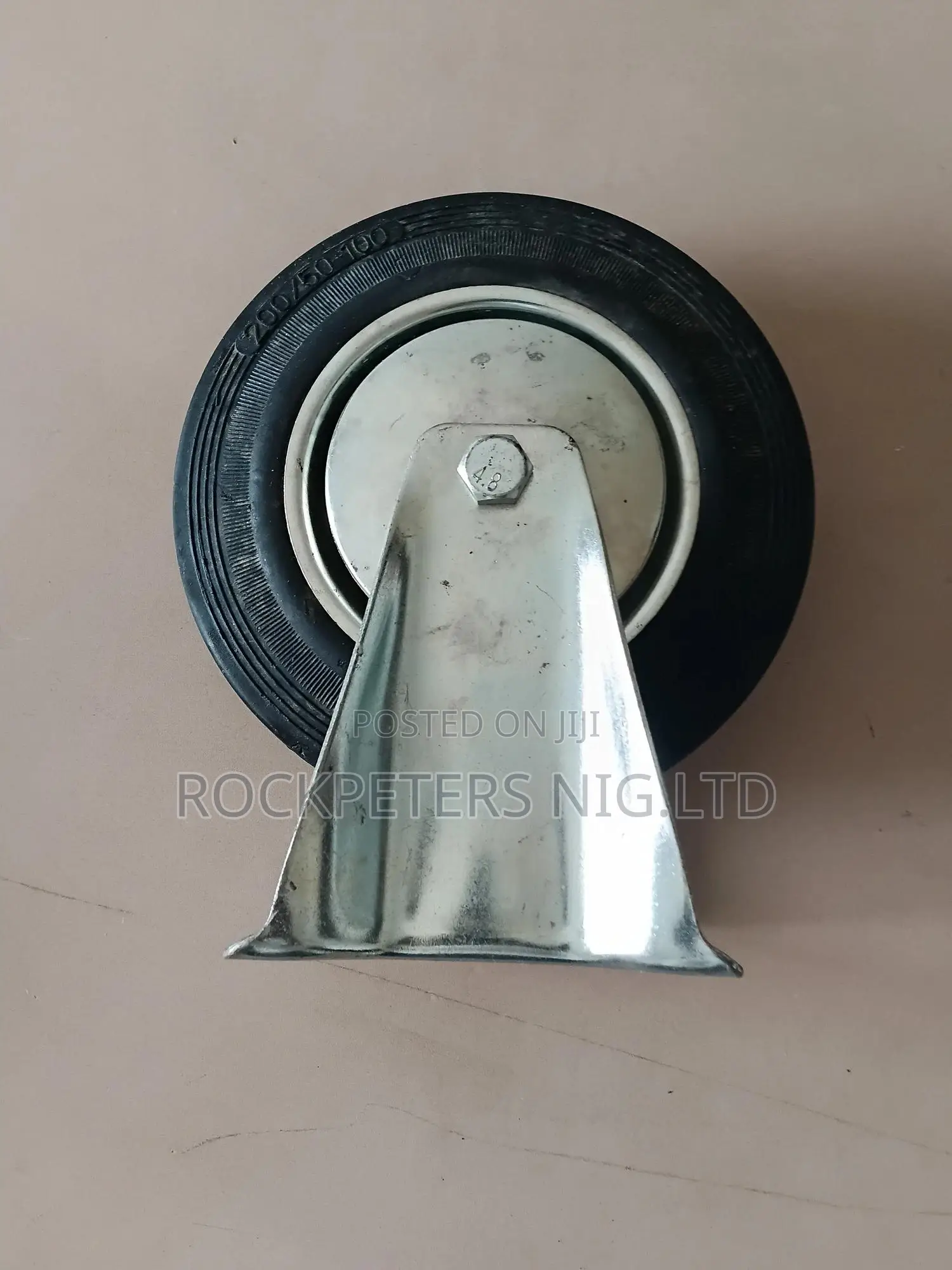8"(200mm) Fixed Industrial Castor Wheel