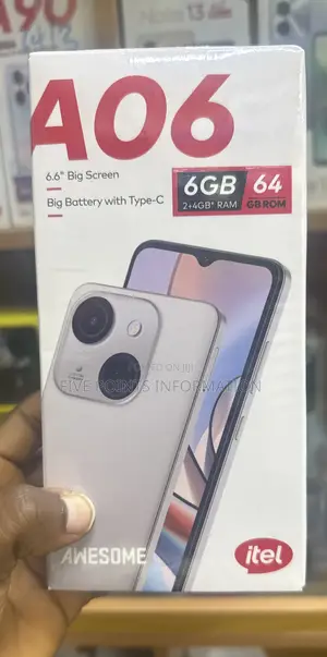 New Itel A06 32 GB Black