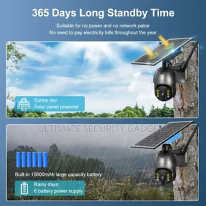 4g Sim Solar Powered PTZ Speed Dome Camera With Free MTN Sim Card