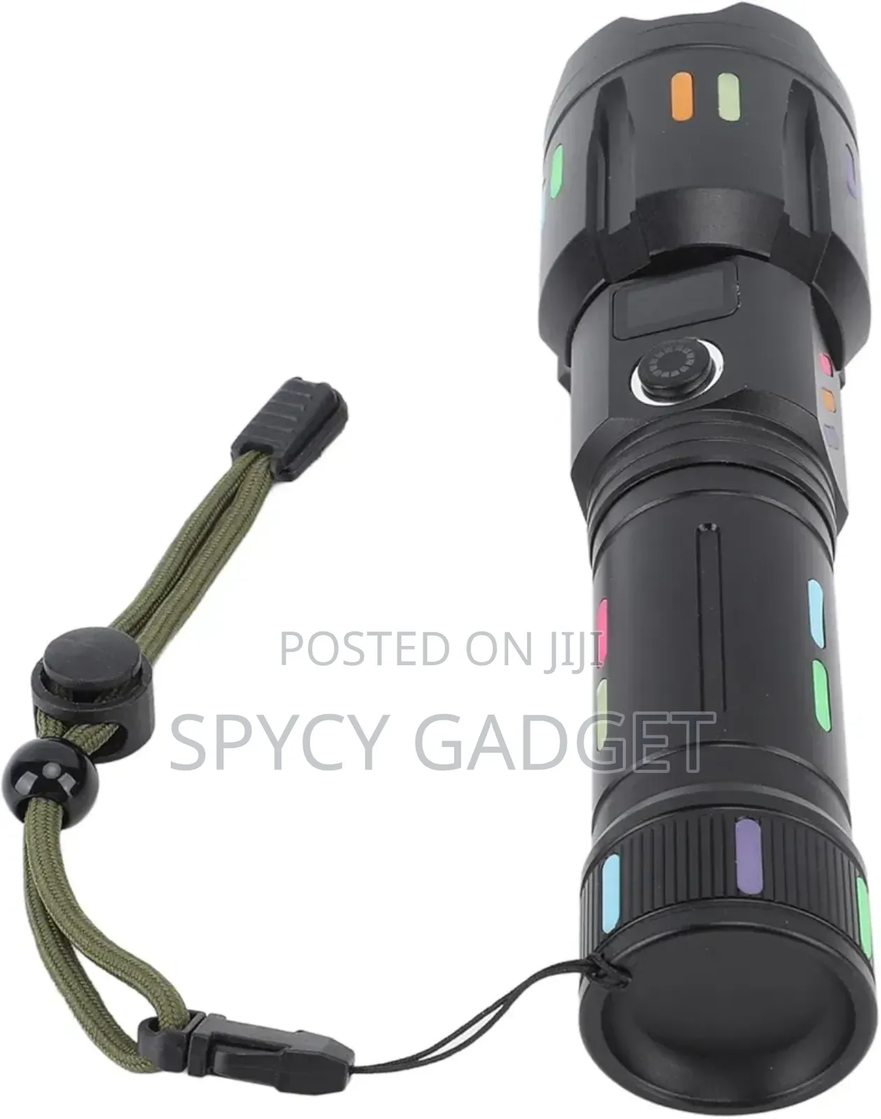 High Zoomable 6 Stages Control Rechargeable Flashlight