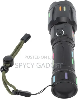 High Zoomable 6 Stages Control Rechargeable Flashlight