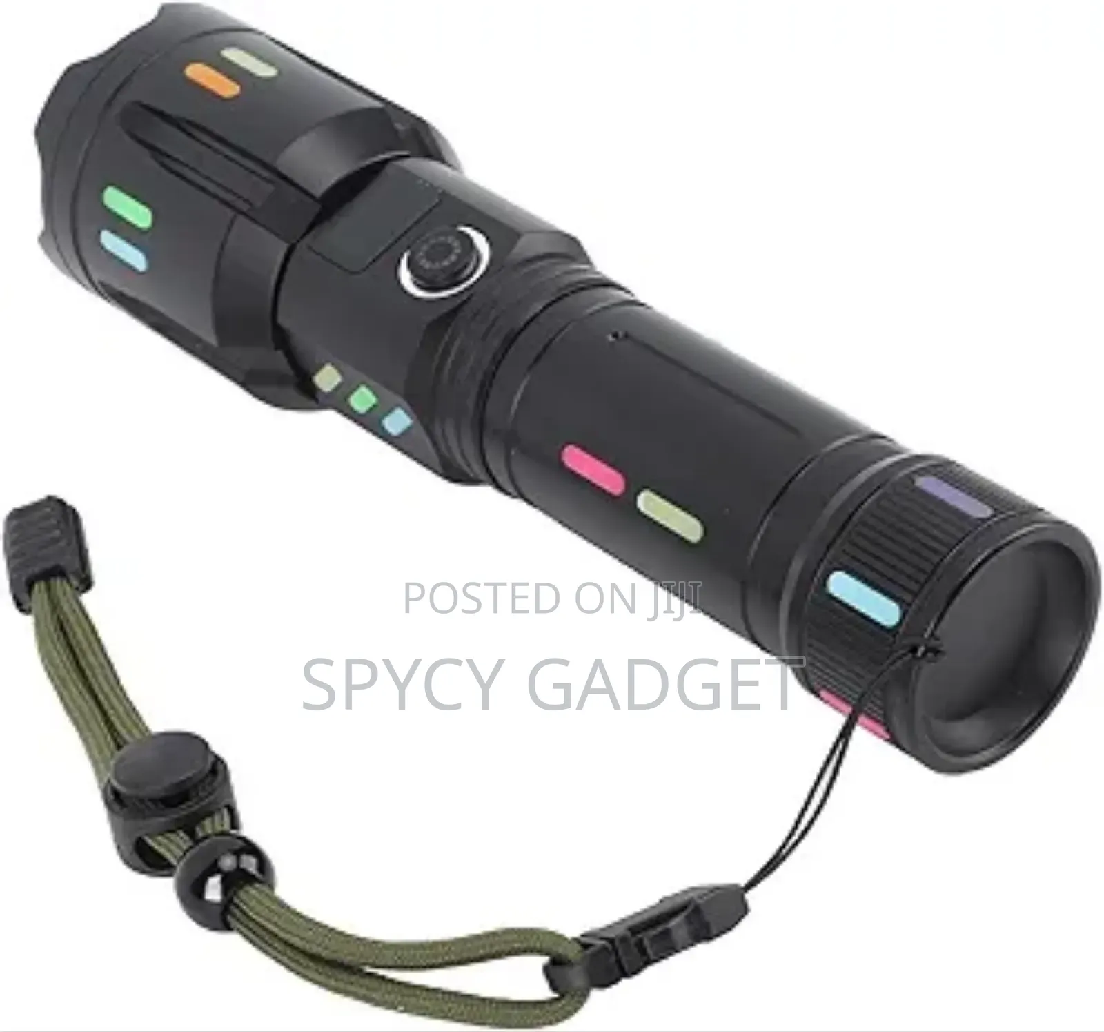 High Zoomable 6 Stages Control Rechargeable Flashlight