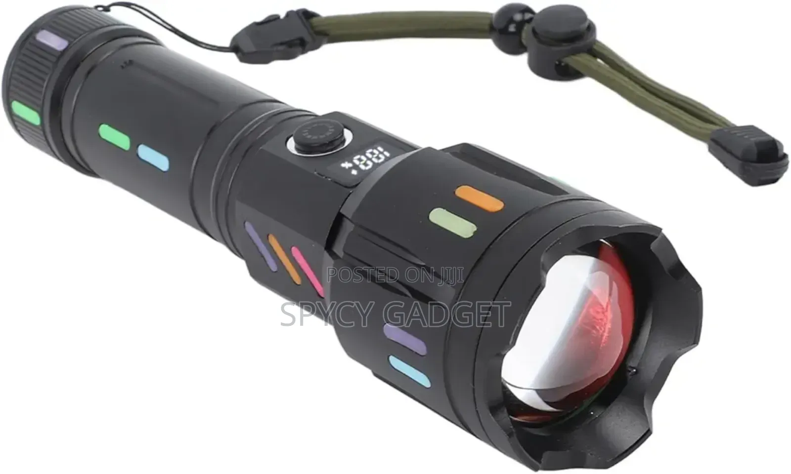 High Zoomable 6 Stages Control Rechargeable Flashlight