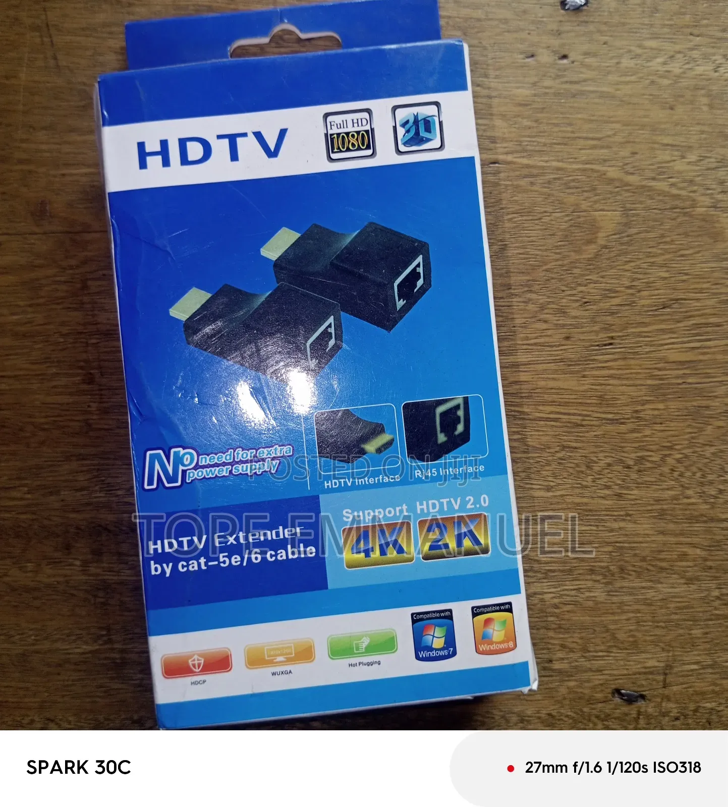 30m Hdmi Extender Cat -5e/6 Cable