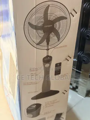 Qasa Rechargeable Fan With Solar Panel