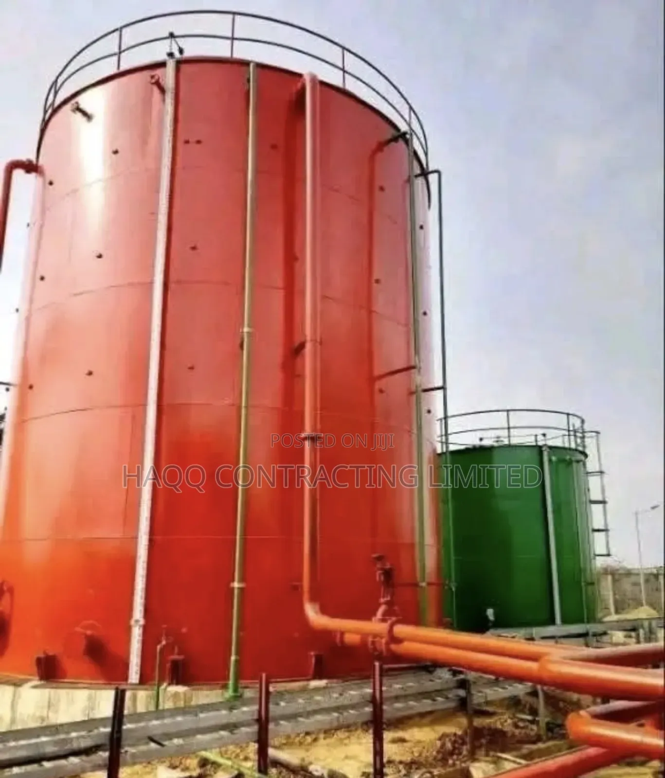 Tank Farm Fabrication, Steel Structures
