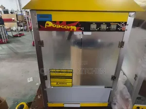 Popcorn Machine Yellow and Red