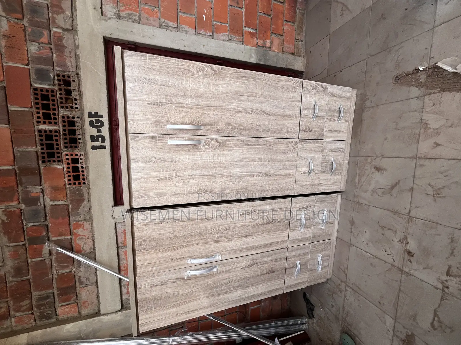 Two Doors Wardrobe With Four Drawers