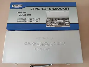 Wisemann 1⁄2" Drive Socket Set 25pc(34025mm)