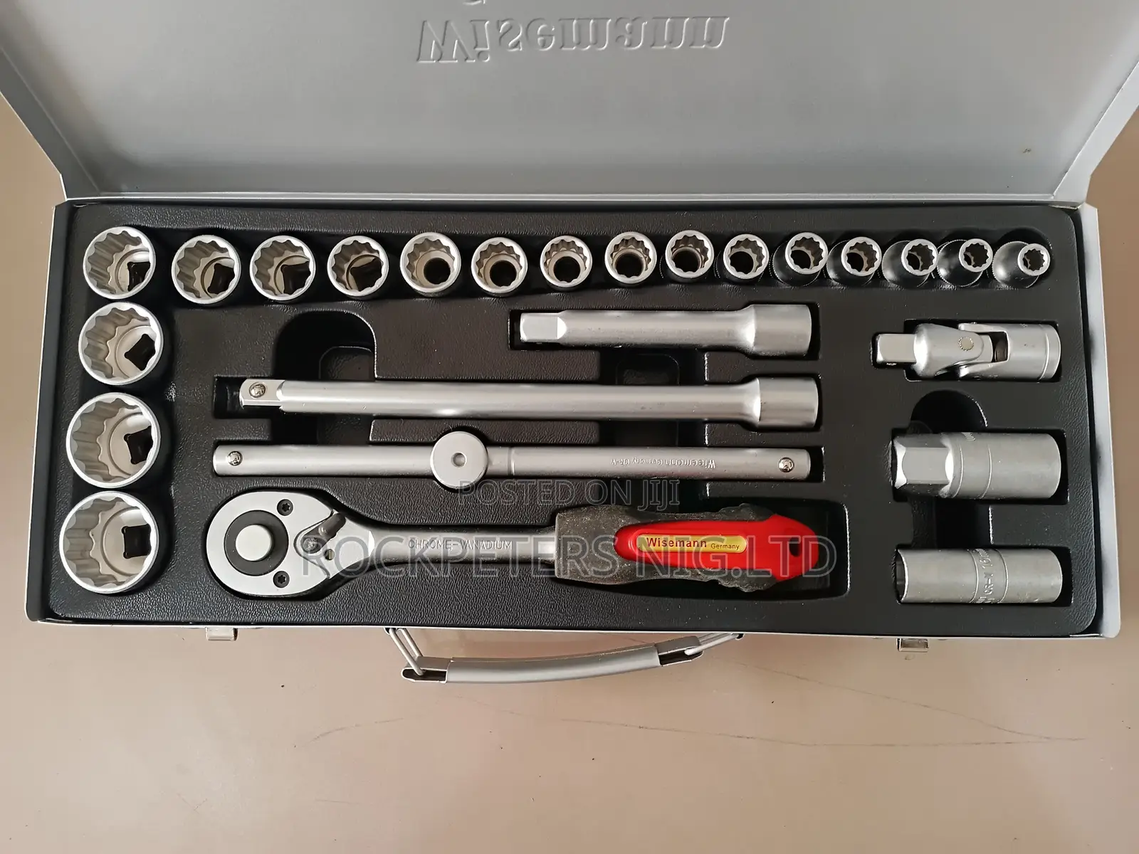 Wisemann 1⁄2" Drive Socket Set 25pc(34025mm)