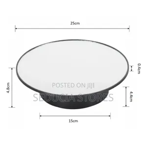 Rotating Mirror Display Stand 360 Degree Turntable - 25cm