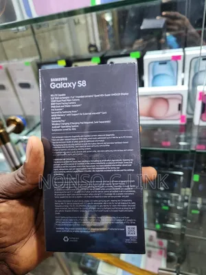 New Samsung Galaxy S8 64 GB Black