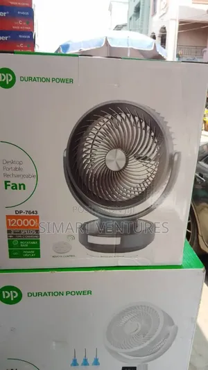 Remote Control Dp 7643 Desktop Rechargeable Fan